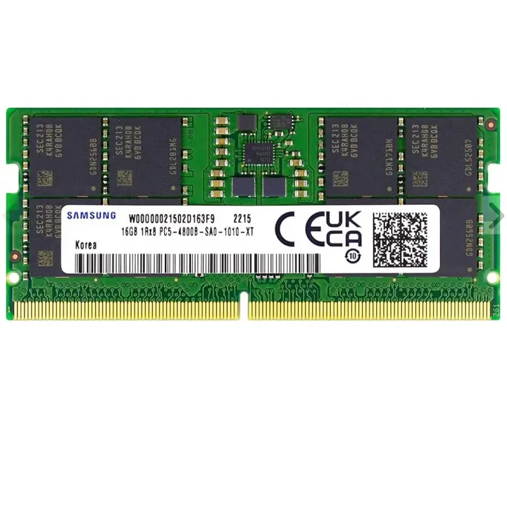 Samsung 16 GB 4800MHz M425R2GA3BB0-CQK DDR5 Notebook Ram