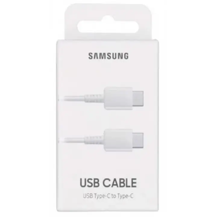 Samsung EP-DA705 Type-C To Type-C 25W Data ve Şarj Kablo Beyaz