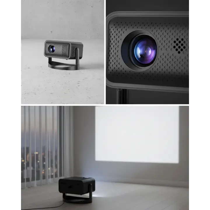 Smart Projector Android TV Dolby Sesli WiFi Bluetooth