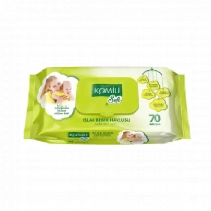 Soft Islak Bebek Havlusu 70 Adet
