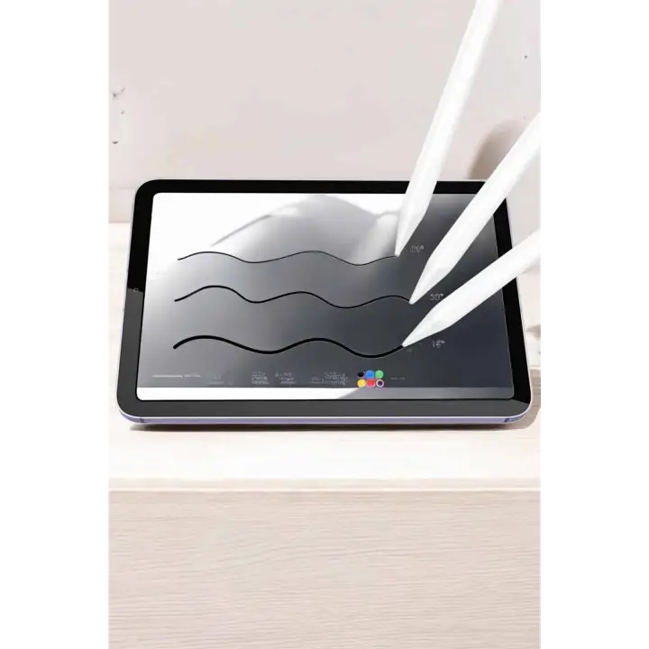 Tablet Kalemi iOS Android Windows Uyumlu Yedek Uçlu Universal Çizim Kalemi