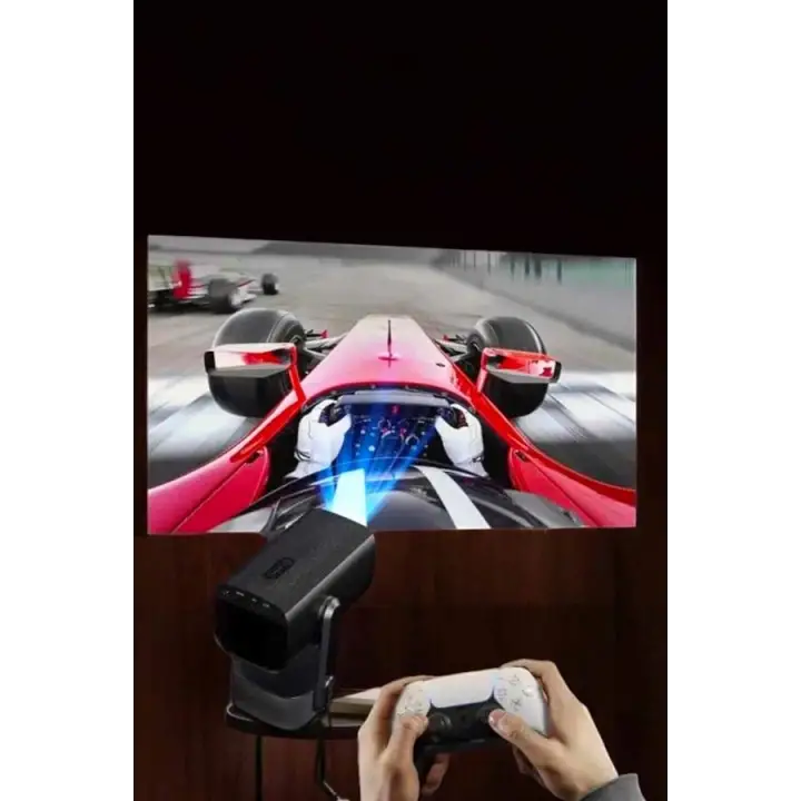 Taşınabilir Sinema Oyun Projektörü Akıllı Projeksiyon Android 11