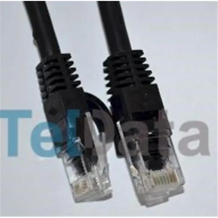 Teldata TLD-2000S Cat6 20MT Siyah Utp Patch Kablo