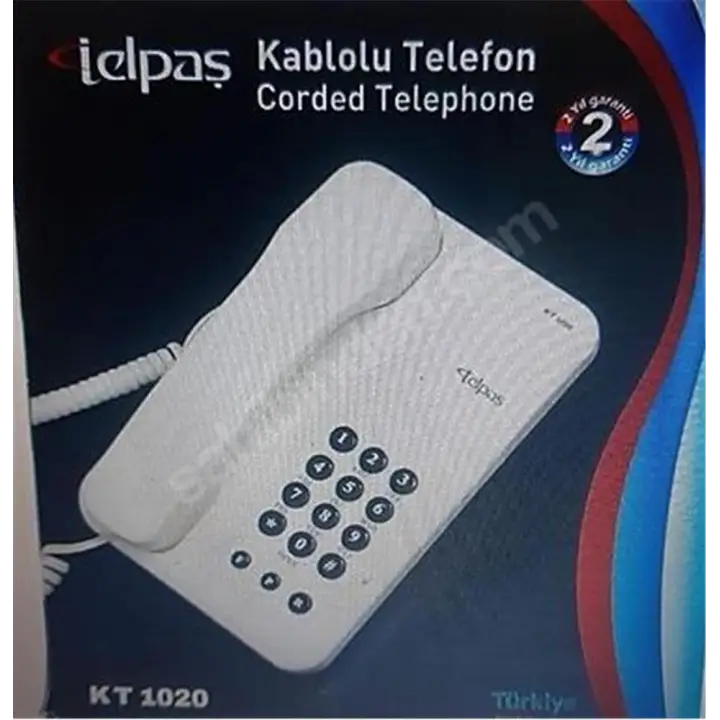 Telpaş KT-1020 krem Masa Üstü Telefon