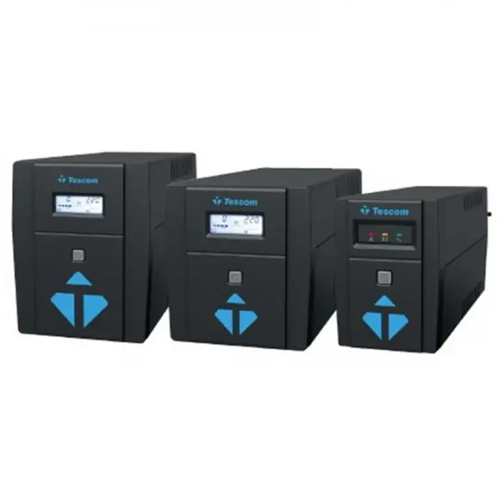 TESCOM LEOAP 1000VA 1F/1F (2X7AH) 5/10DK LCD LINE INTERAKTIF UPS