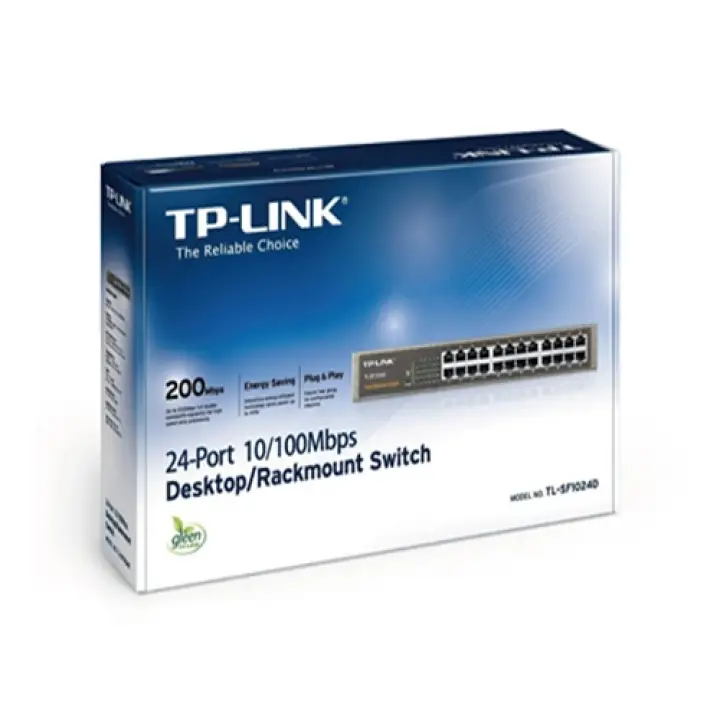 TP-LINK TL-SF1024D 24 Port 10/100 Desktop Switch