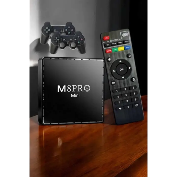 TV Box Çift Oyun Kollu 10000 Oyunlu Atari