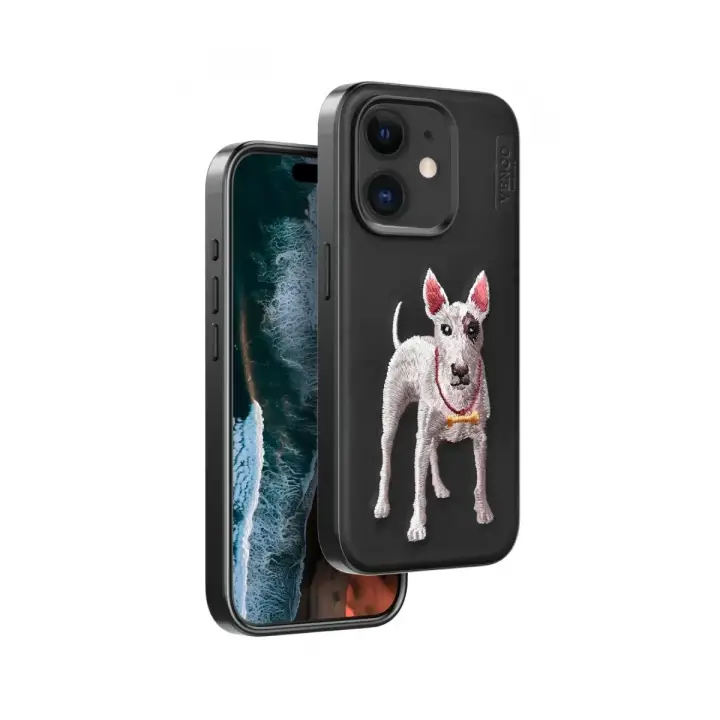 Venco iPhone 11 Perma Desenli Kapak - Siyah
