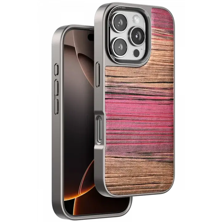 Venco iPhone 16 Pro Wave Kapak - Pembe
