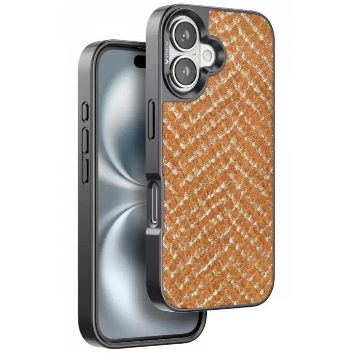 Venco Apple iPhone 16 Viper Kapak - Kahverengi