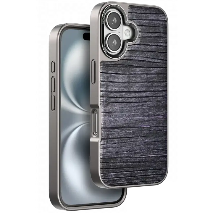 Venco iPhone 16 Wave Kapak - Derin Mor