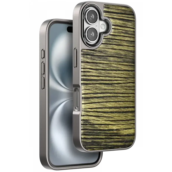 Venco iPhone 16 Wave Kapak - Koyu Kahve