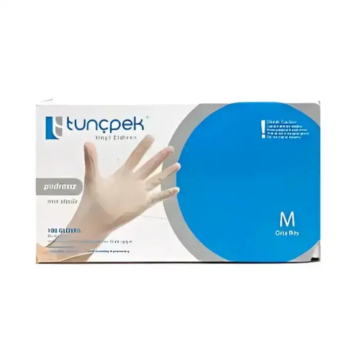 Vinyl Eldiven Pudrasız 100 Adet M