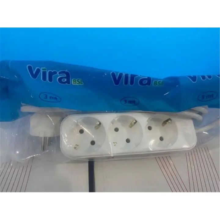 Vira 3lü 3mt Topraklı Priz