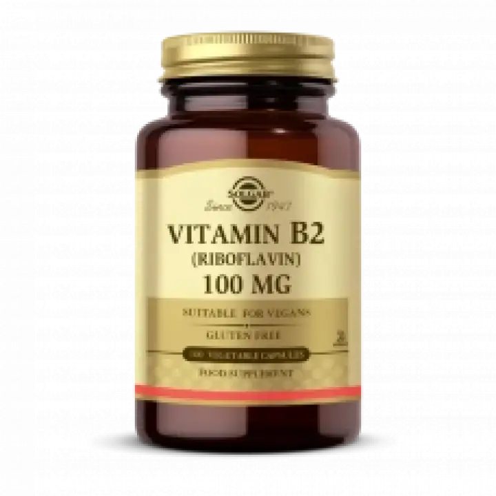 Vitamin B2 (Riboflavin) 100 mg 100 Kapsül