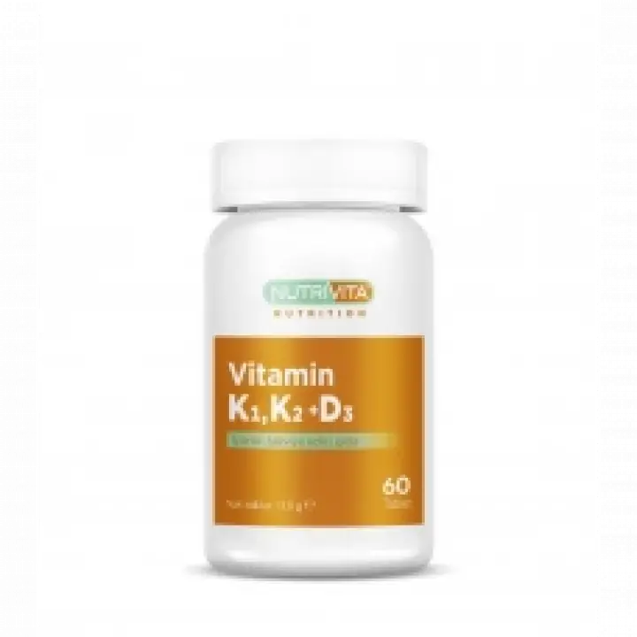Vitamin K1, K2+D3 60 Tablet