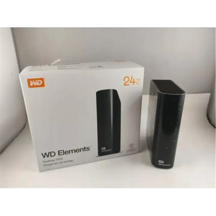 Wd 24TB Elements 3.5 WDBWLG0240HBK-EESN Siyah Harici Disk