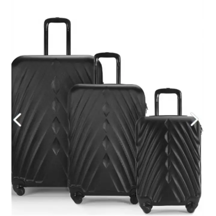 Wexta WX-400 3LÜ Set Siyah Valiz