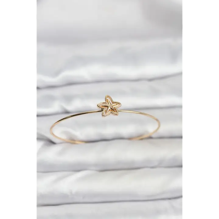 Yıldız Model Gold Renk Bileklik