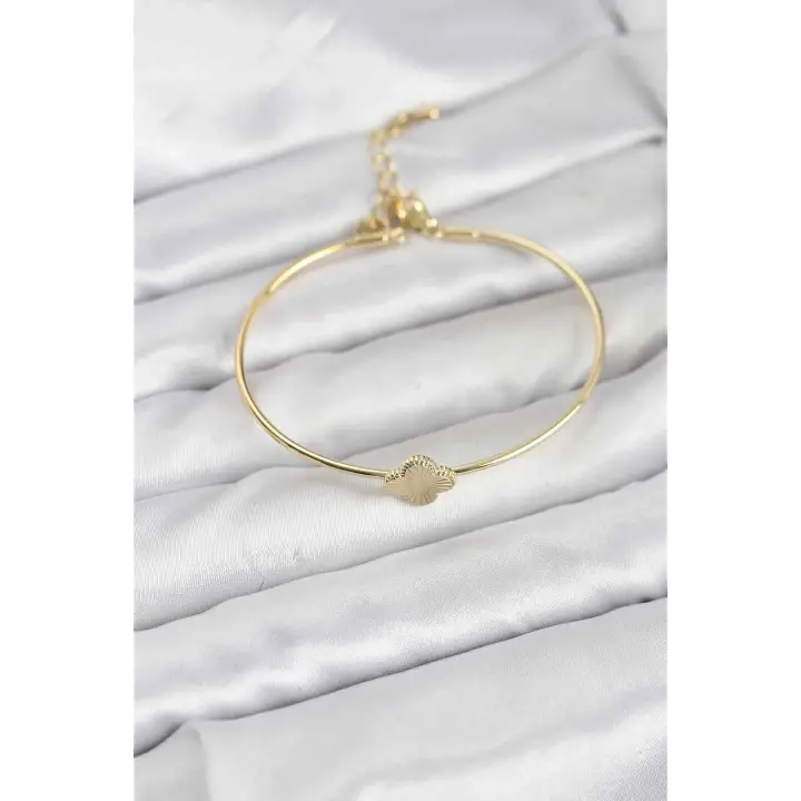Yonca Model Gold Renk Kadın Bileklik