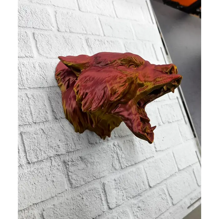 3D Jaguar Figürü Duvar Süsü