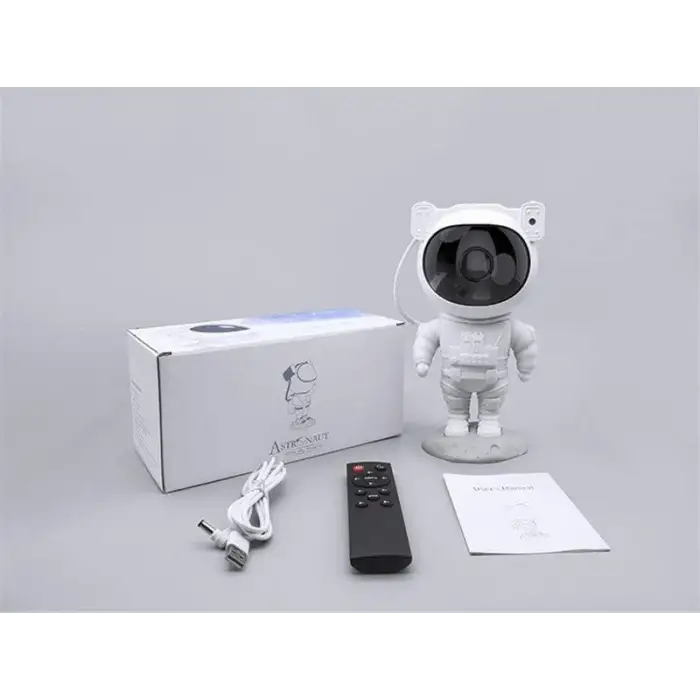 Çocuklara Özel Projeksiyon Astronot Lamba Speaker Sevimli