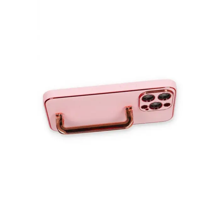 Newface iPhone 13 Pro Max Kılıf Coco Elit Kapak - Pembe