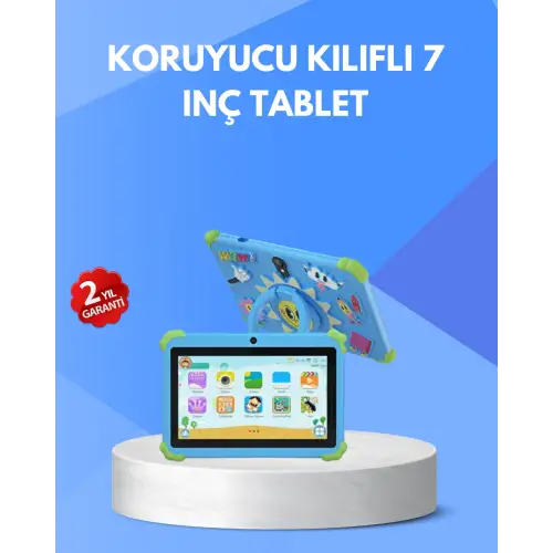 7 İnç Android Tablet WiFi Bluetooth ve Çift Kamera Destekli