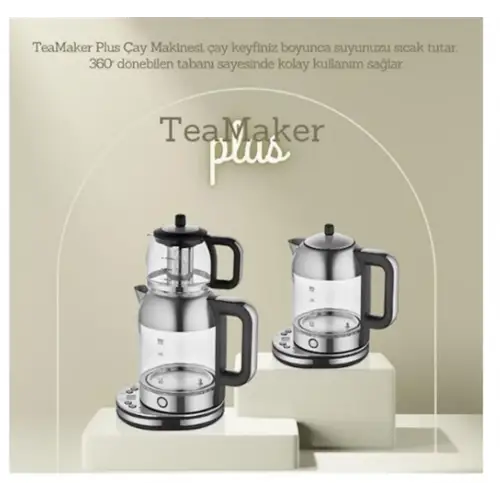 Arow Tr-4318 Tea Maker Plus Elektrikli Çaycı