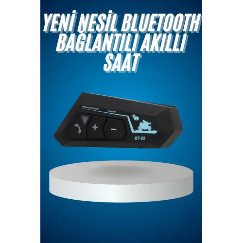 Bluetooth Kask Kulaklığı Intercom 5.0 Bluetooth Android ve İOS Uyumlu