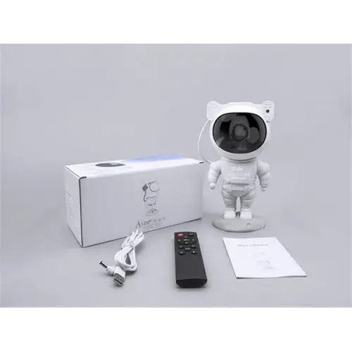 Çocuklara Özel Projeksiyon Astronot Lamba Speaker Sevimli