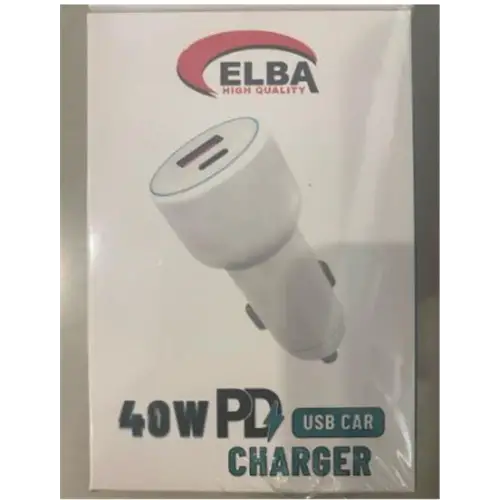 ELBA ELB30-40WPD+USB 40W PD+USB ARAÇ BAŞLIK