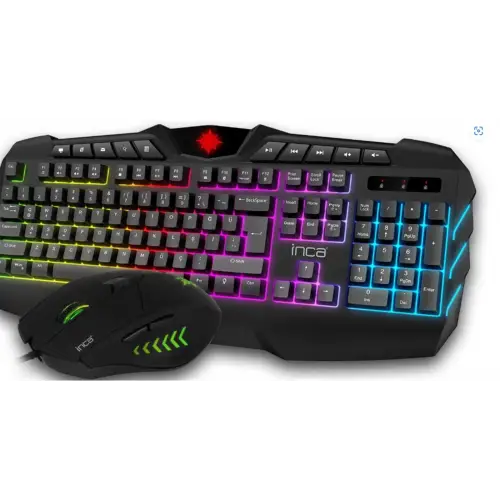 INCA IKG-313 RUTHLESS RAINBOW EFECT GAMING SET