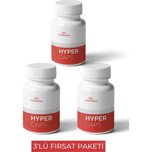 LİMİTED EDİTİON 3 ADET HYPER CAPS