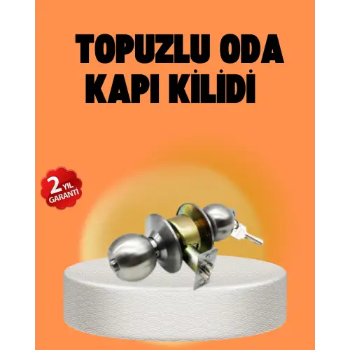 Mat Renk Topuzlu Kapı Kilidi – Giriş Tipi