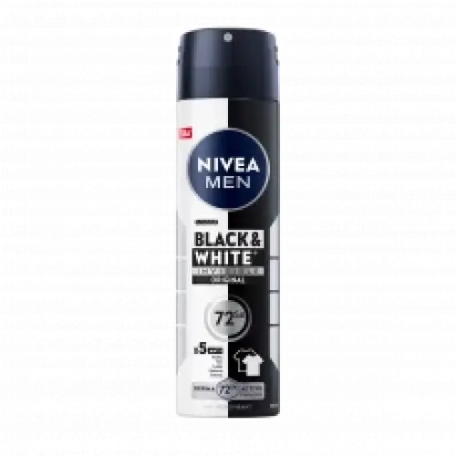 Men Sprey Deodorant Black White Invisible Original 150 ml