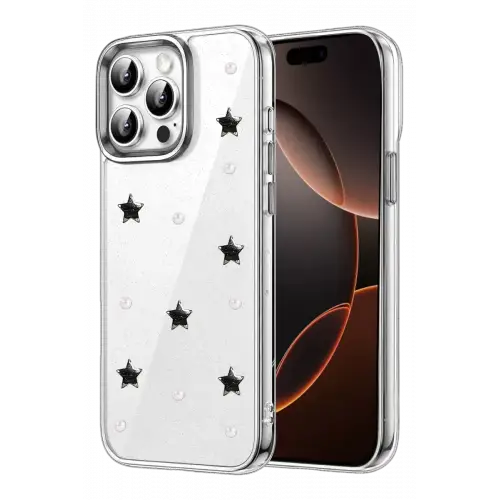 Newface Apple iPhone 15 Pro Max Fiyonk Desenli Kapak - Desen 7