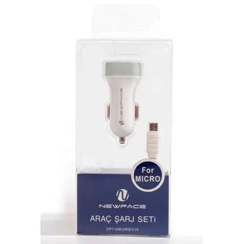 Newface C17 Micro USB 2.1A Araç Şarjı