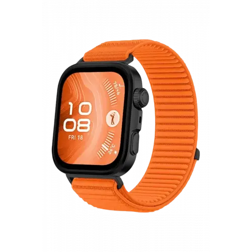 Newface Huawei Fit 4 Braid Kordon - Turuncu