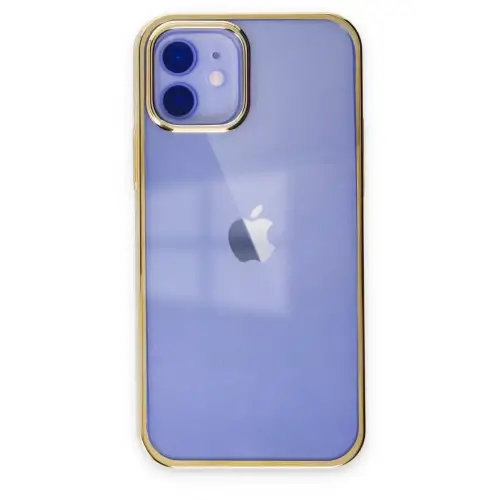 Newface iPhone 12 Kılıf Element Silikon - Gold