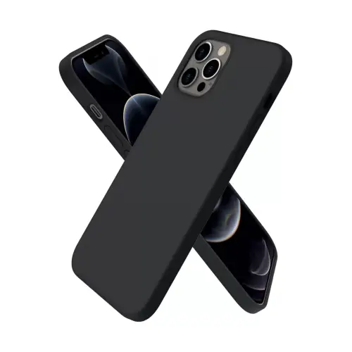 Newface Apple iPhone 12 Pro Kılıf First Silikon - Siyah