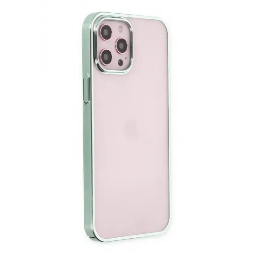 Newface iPhone 12 Pro Max Kılıf Element Silikon - Yeşil