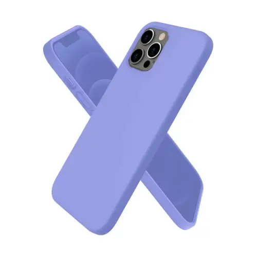Newface Apple iPhone 12 Pro Max Kılıf First Silikon - Mor