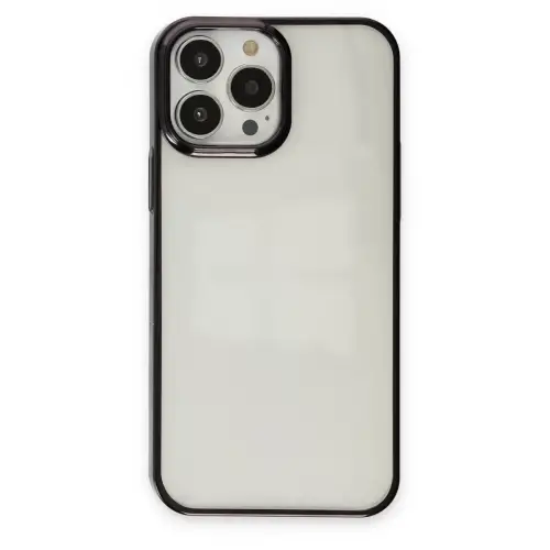 Newface Apple iPhone 13 Pro Kılıf Element Silikon - Siyah