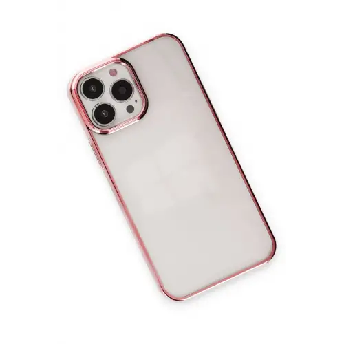 Newface iPhone 14 Pro Max Kılıf Element Silikon - Pembe