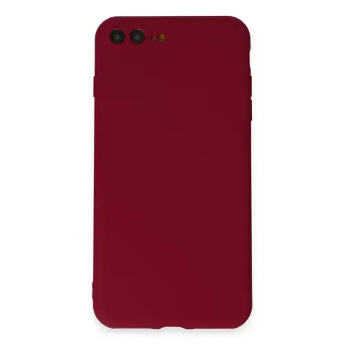 Newface Apple iPhone 7 Plus Kılıf First Silikon - Bordo