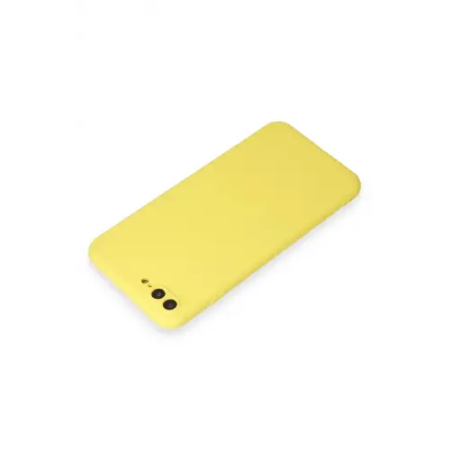 Newface iPhone 7 Plus Kılıf First Silikon - Sarı
