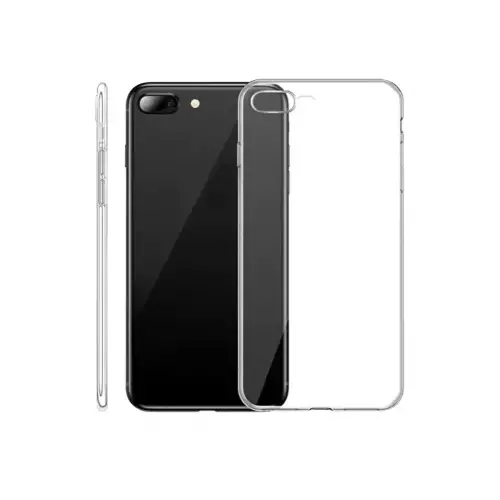 Newface Apple iPhone 8 Plus Kılıf Lüx Şeffaf Silikon