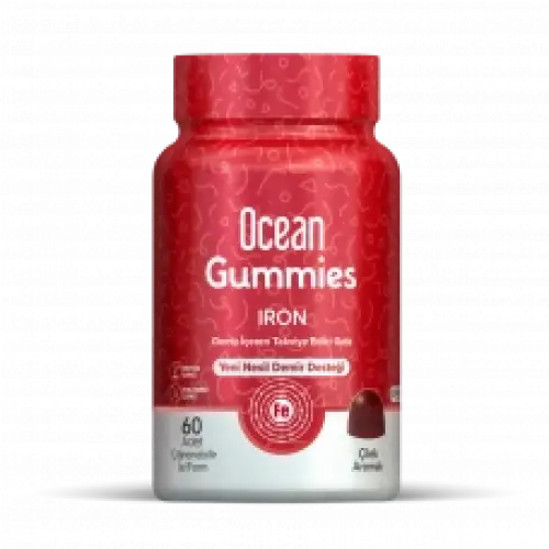 Ocean Gummies Iron Demir 60 Adet