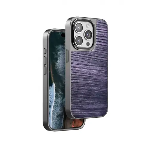 Venco Apple iPhone 14 Pro Max Wave Kapak - Derin Mor